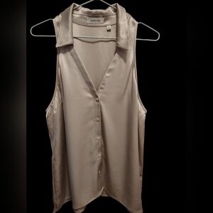 Babaton Cream Sleeveless Blouse